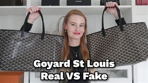 fake vs real goyard st louis|genuine goyard bag.